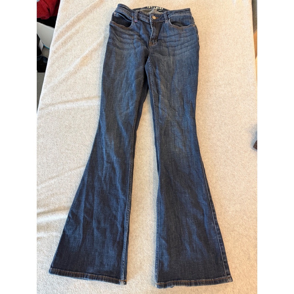 Idyllwind Miranda Lambert Womens 4W x 34L Dark Wash Flare Leg Western Jeans